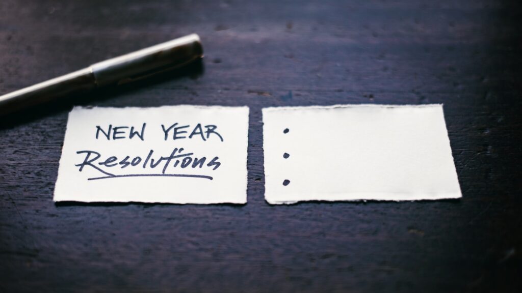 New Year's Resolutions are key to helping yourself achieve new goals in the future
