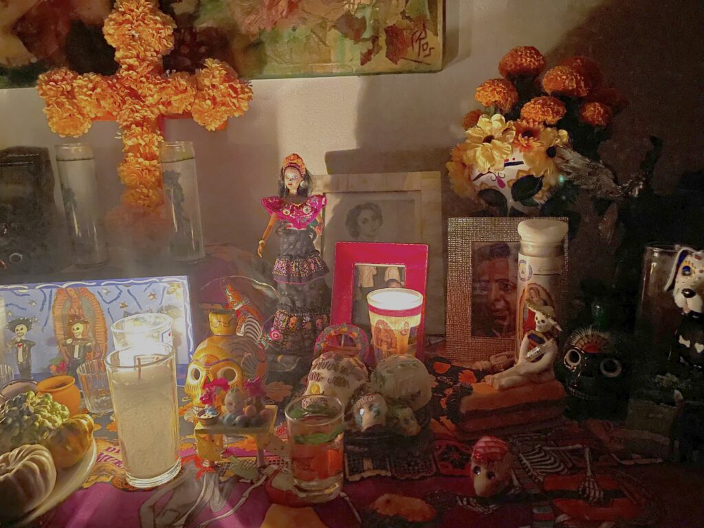 day of the dead decorations, mexico, marcela genis, mg coaches